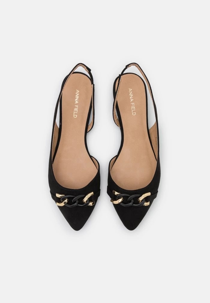 Ballerine ANNA FIELD Anna Field Ankle Strap Ballet Pumps Noir Femme | GUB-1033118